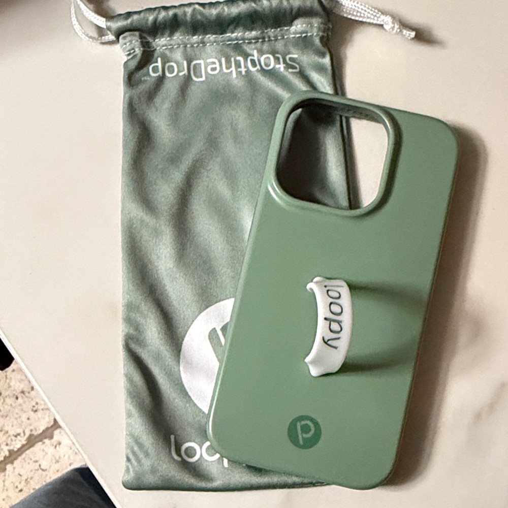 Loopy Case Sage Green Phone Cover with Loop